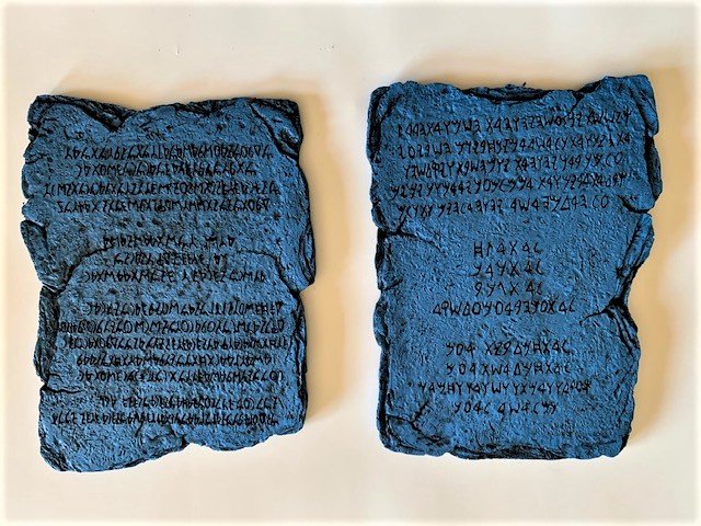 Ten Commandments in Paleo Hebrew Script Recreation
